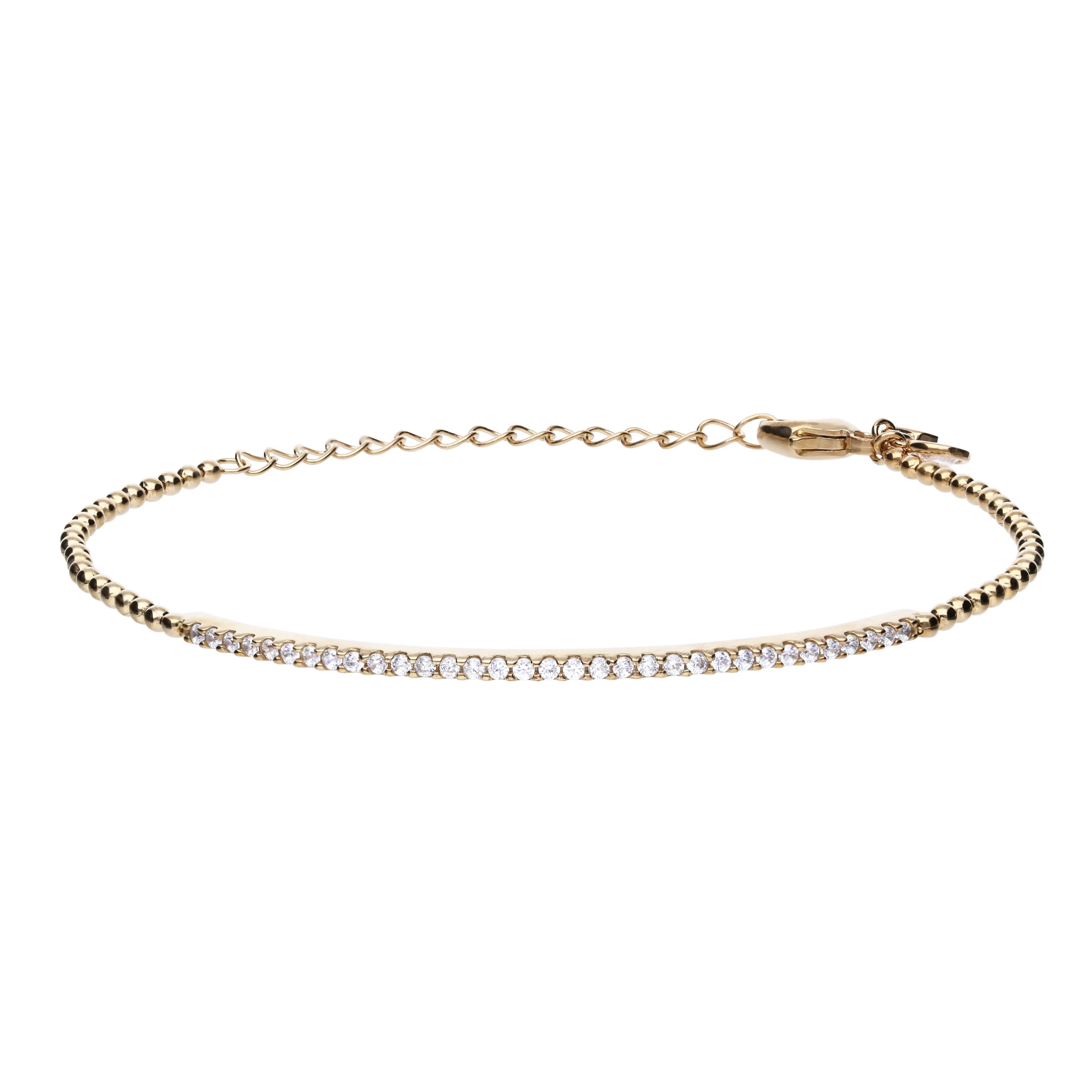 Filigranes Armband gelbgold mit Verlängerungskette