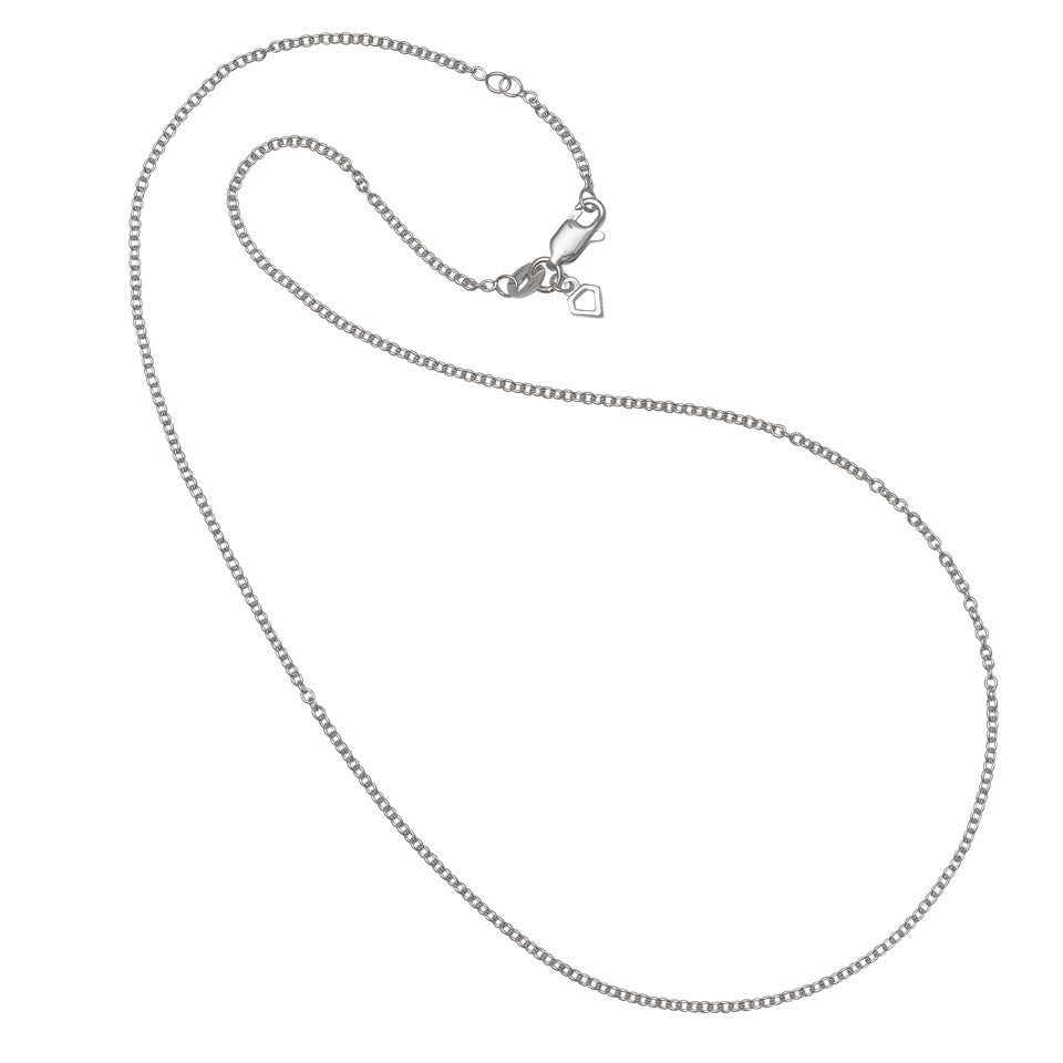 Ankerkette Premium Silber, Drahtstärke 4mm, Länge 45cm
