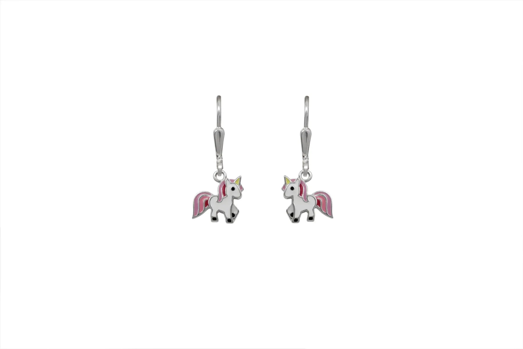 Einhorn Ohrhänger rosafarben