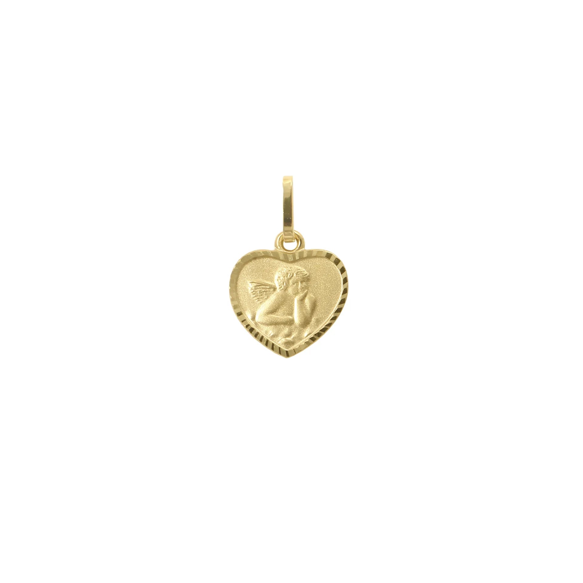 Anhänger Schutzengel aus Gelbgold 333