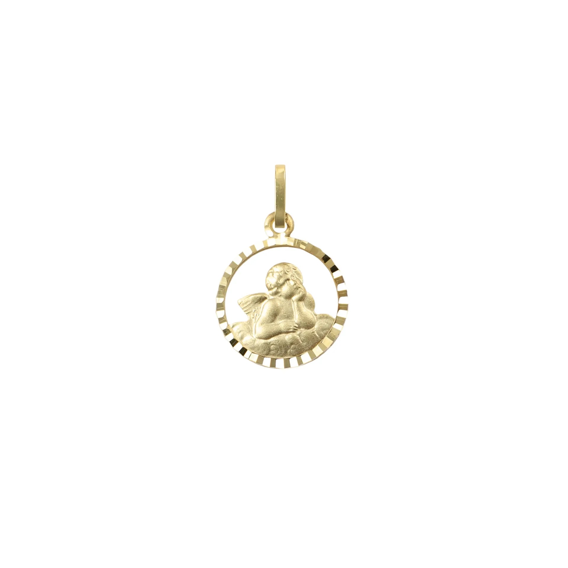 Anhänger mit Engel 333er Gelbgold