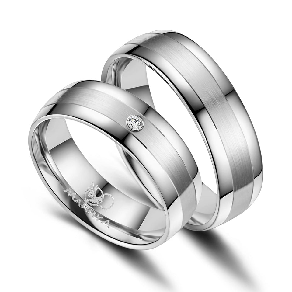 Partnerringe Edelstahl