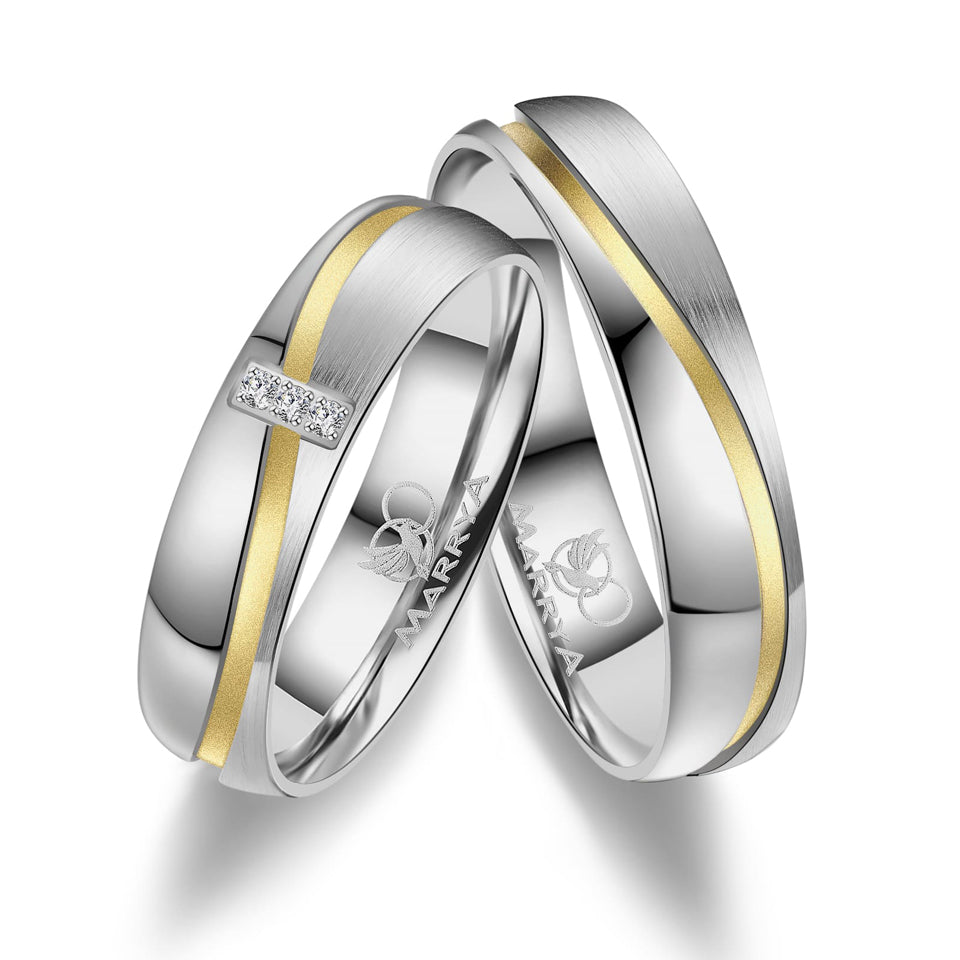 Partnerringe Edelstahl