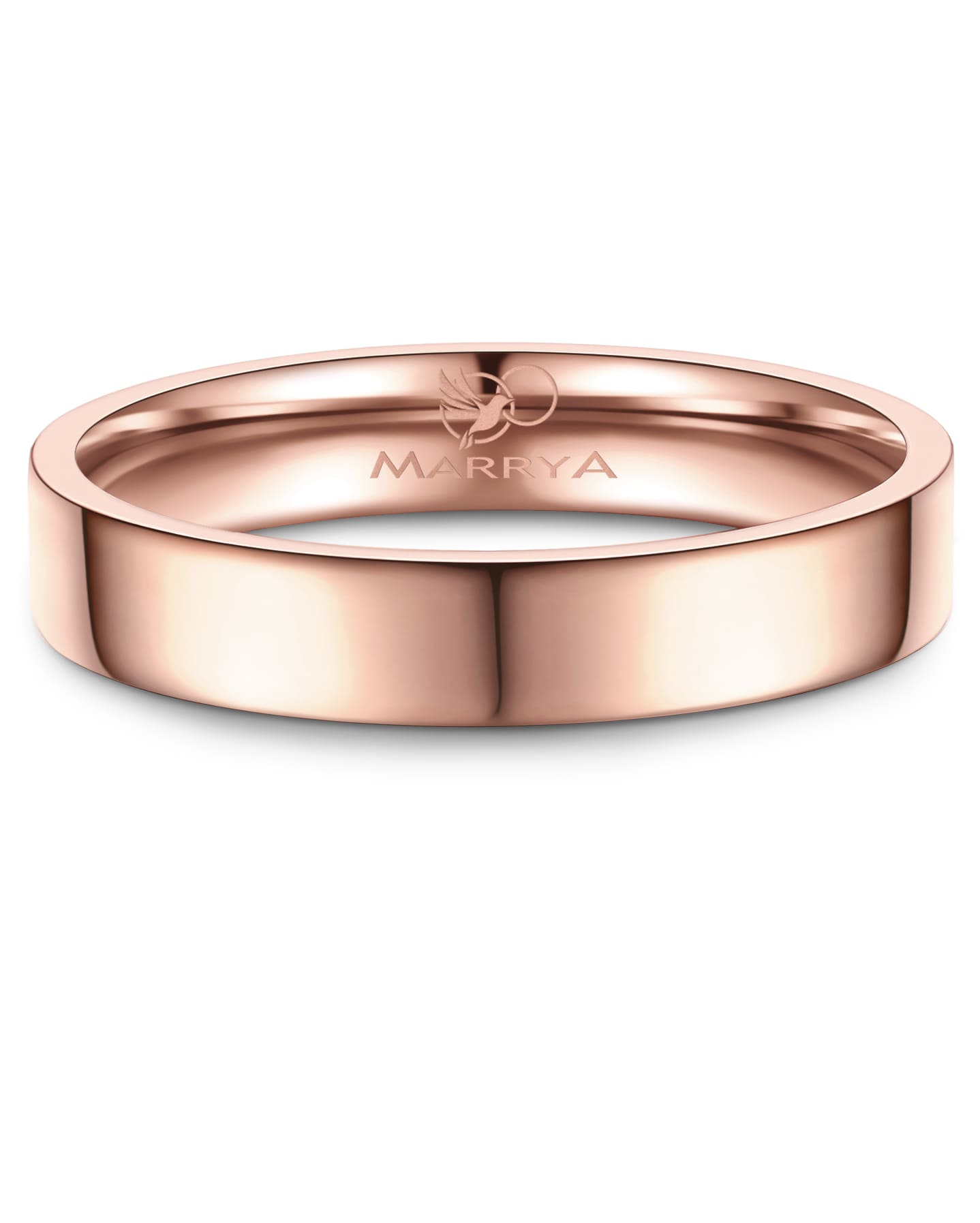 Partnerringe Edelstahl mit Roségold