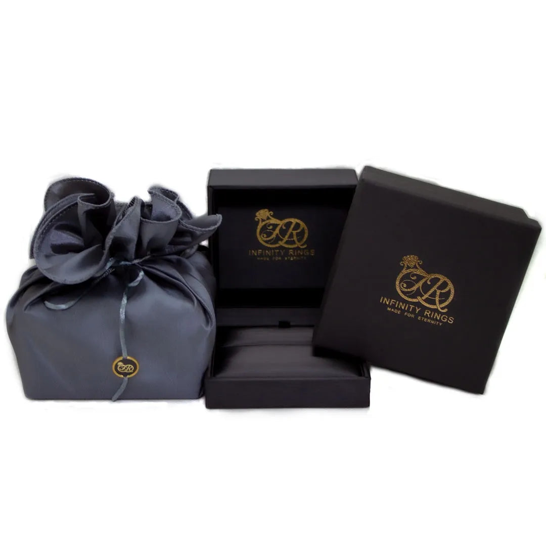 Trauringe Weissgold & Rotgold schmal