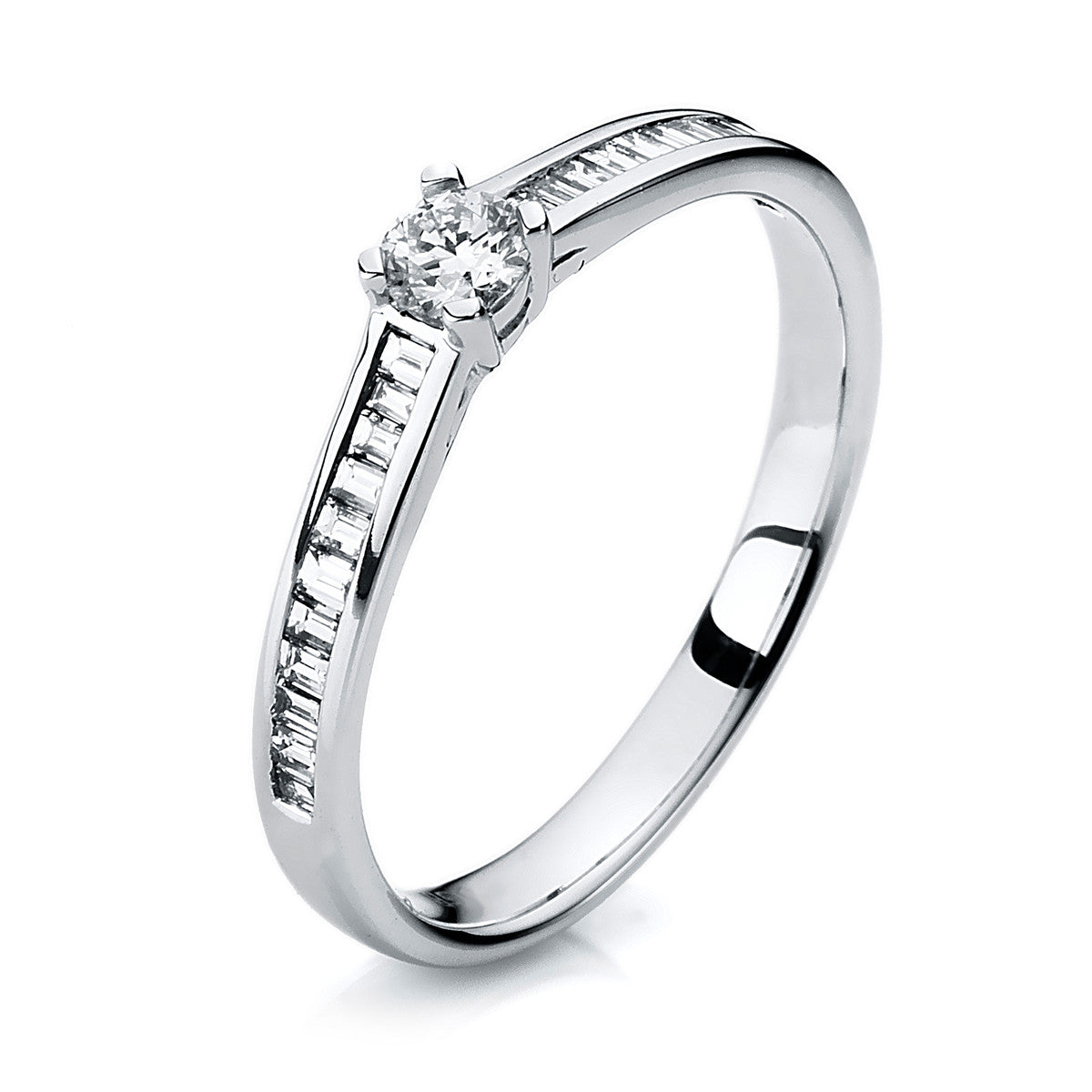 Ring 4er-Krappe 14 kt WG