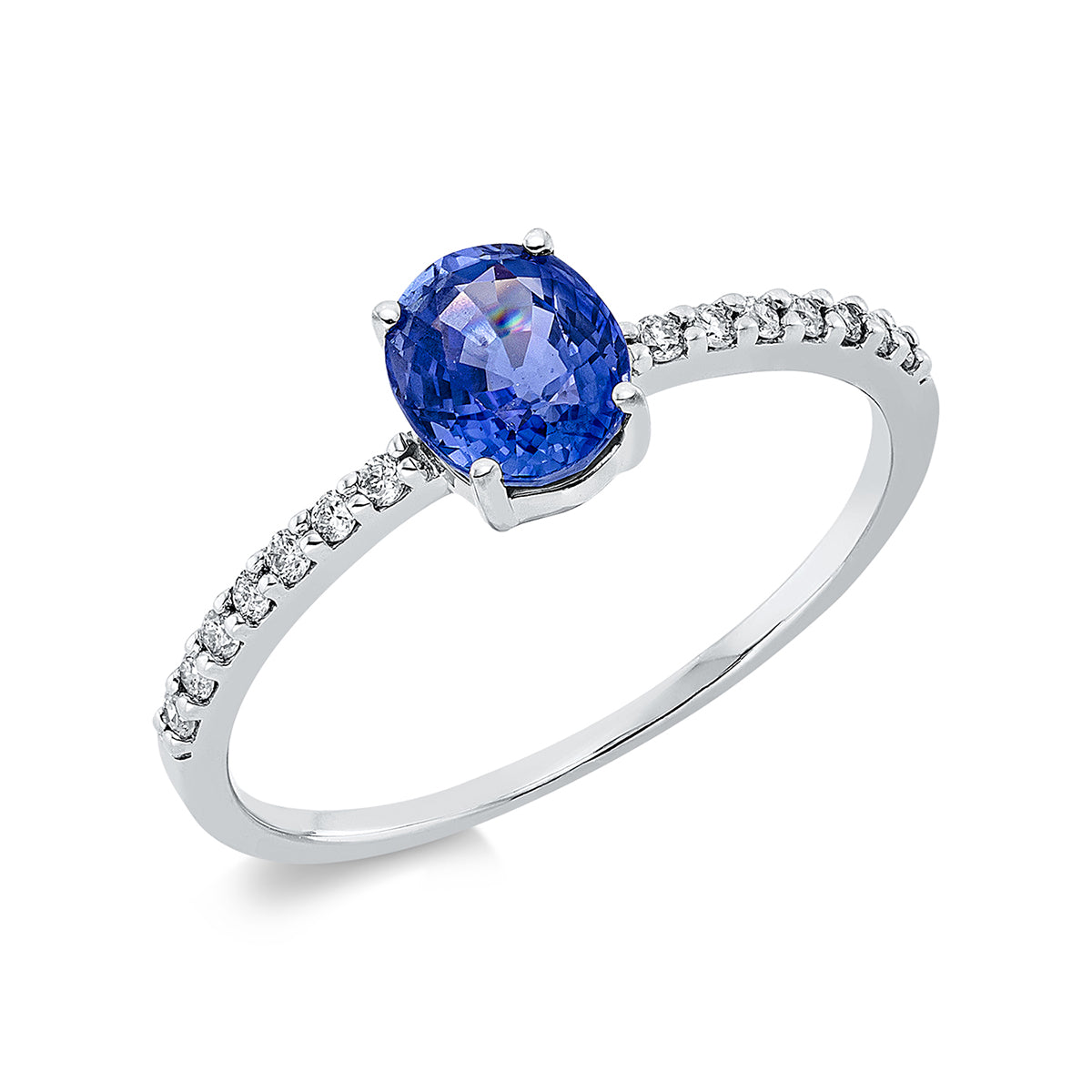 Ring 4er-Krappe 18 kt WG