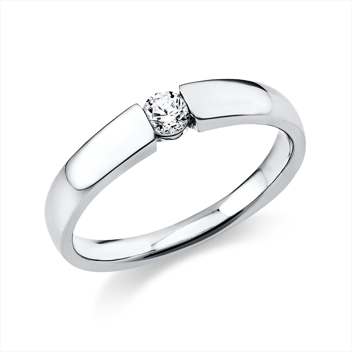 Ring 18 kt WG, poliert