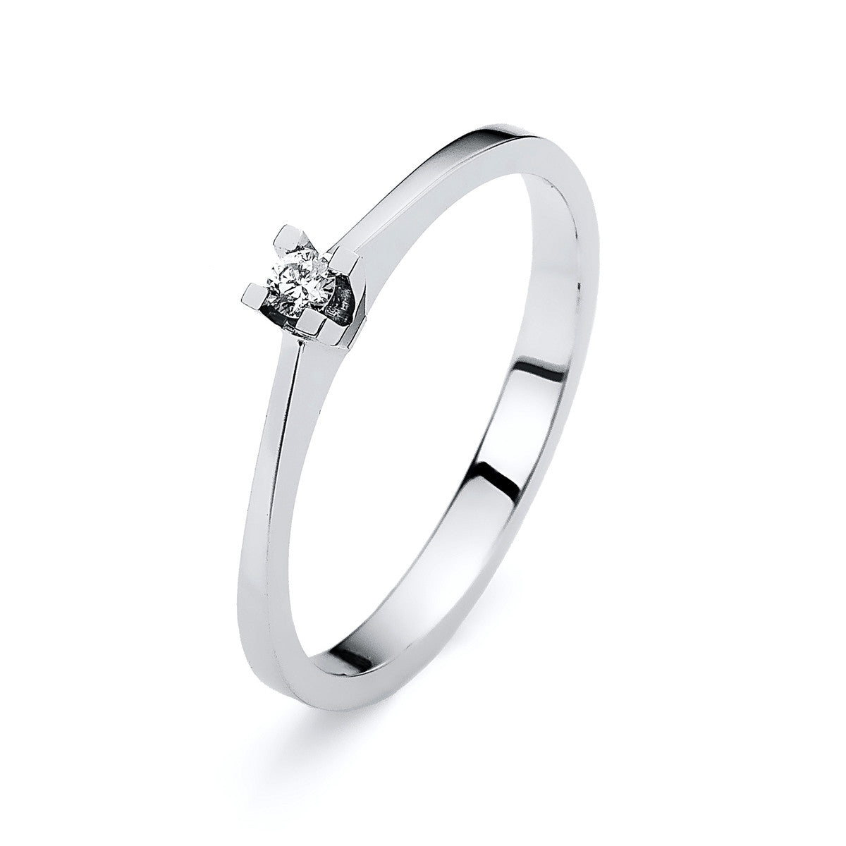 Ring 4er-Krappe 14 kt WG