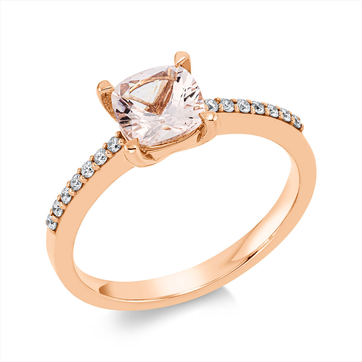 Ring 4er-Krappe 18 kt RG