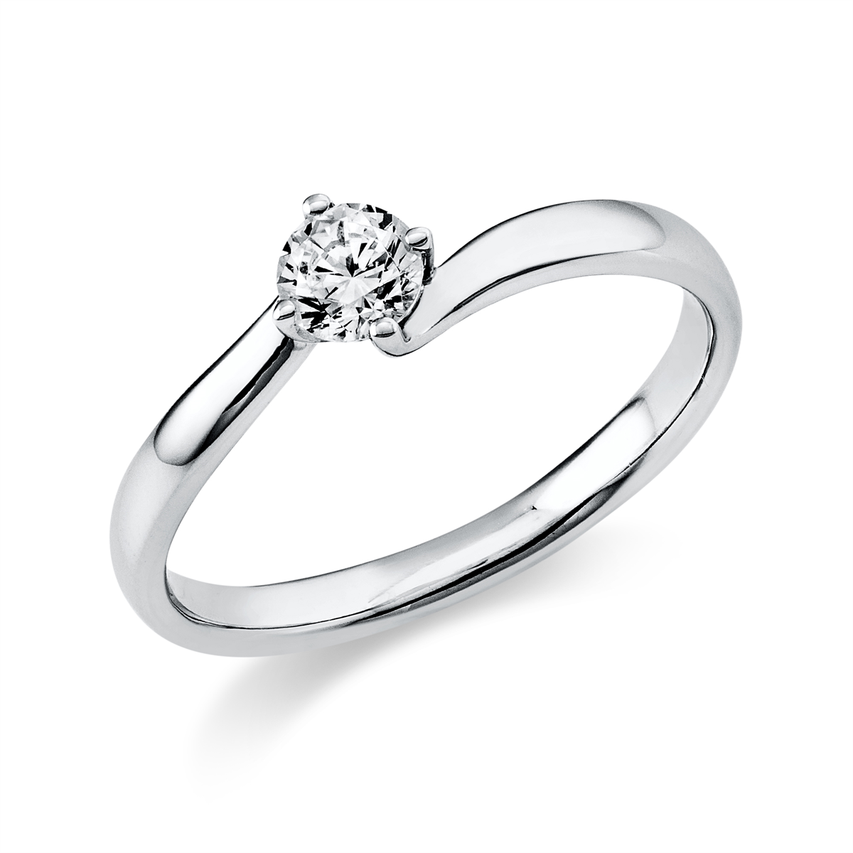 Ring 4er-Krappe 18 kt WG
