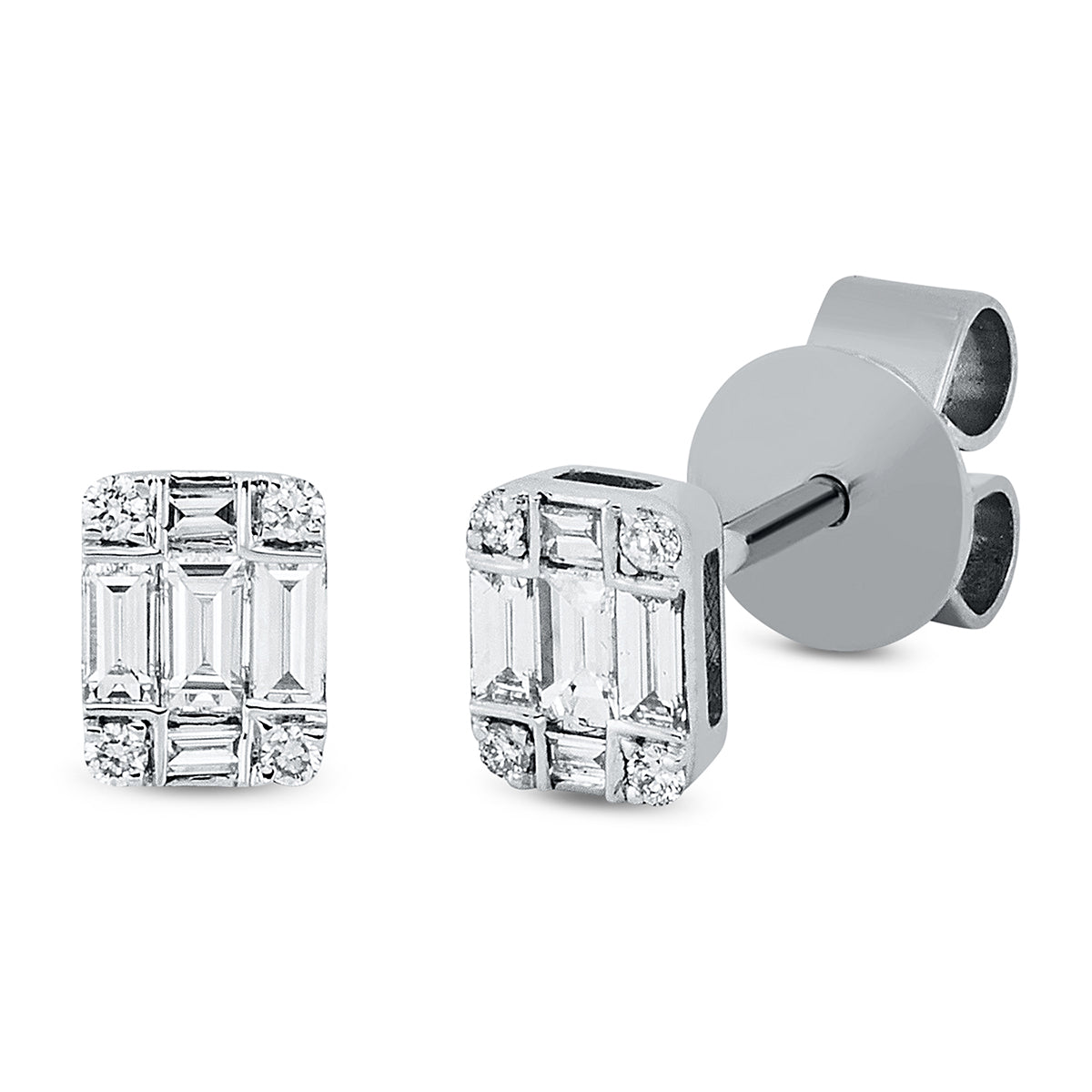 Ohrstecker 18 kt WG