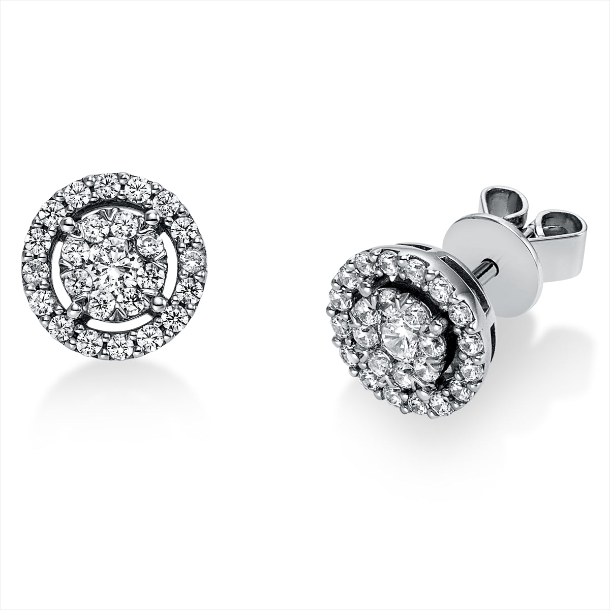 Ohrstecker 14 kt WG