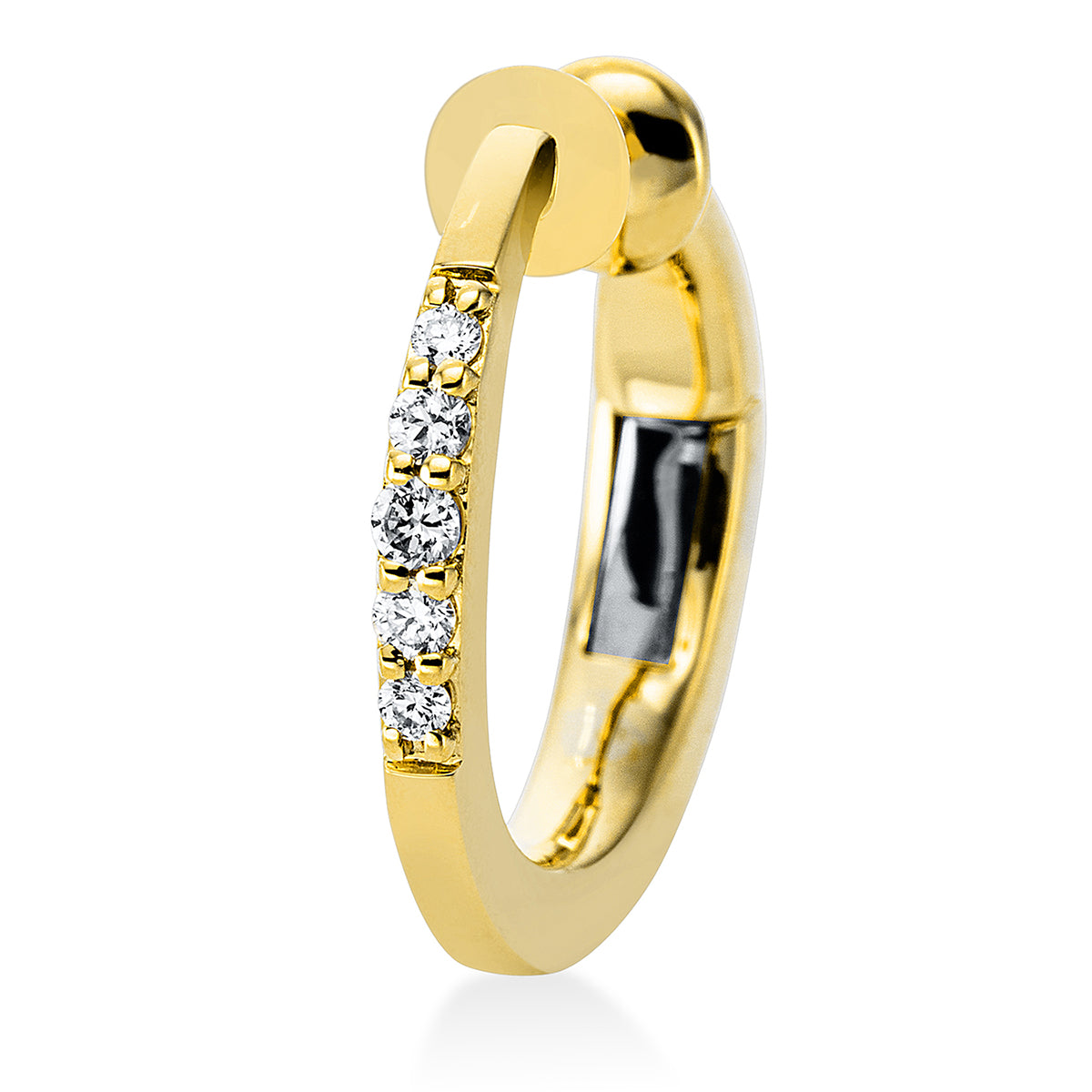 Ohrschmuck 18 kt GG, Ohrmanshette