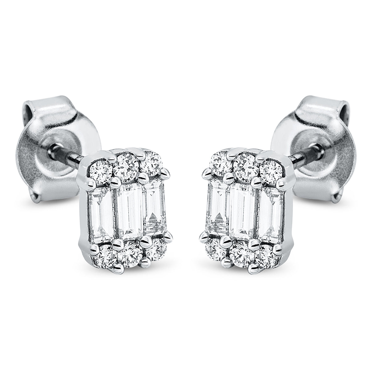 Ohrstecker 18 kt WG