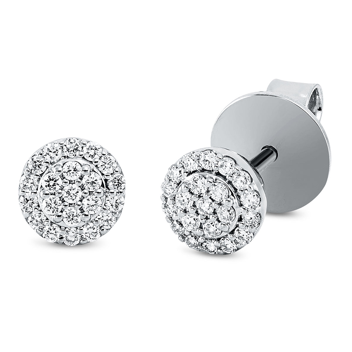 Ohrstecker 18 kt WG