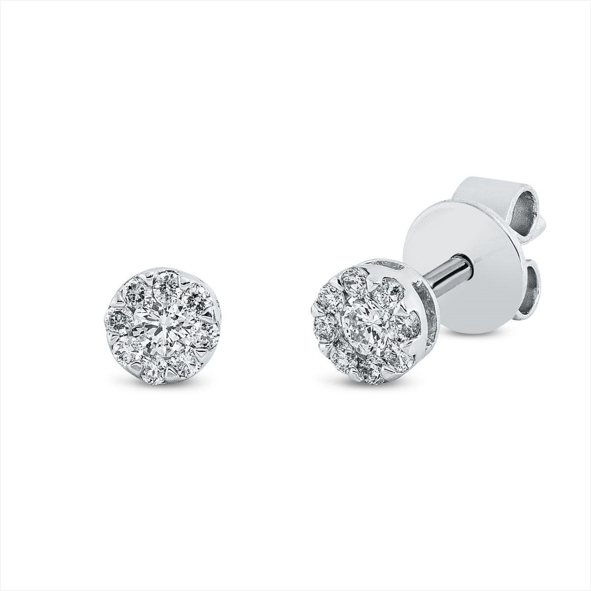 Ohrstecker 18 kt WG