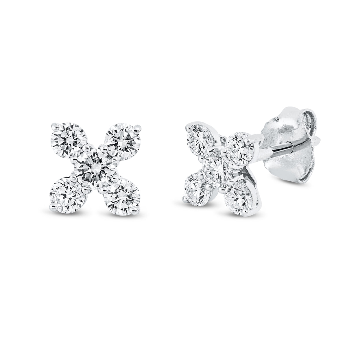 Ohrstecker 18 kt WG
