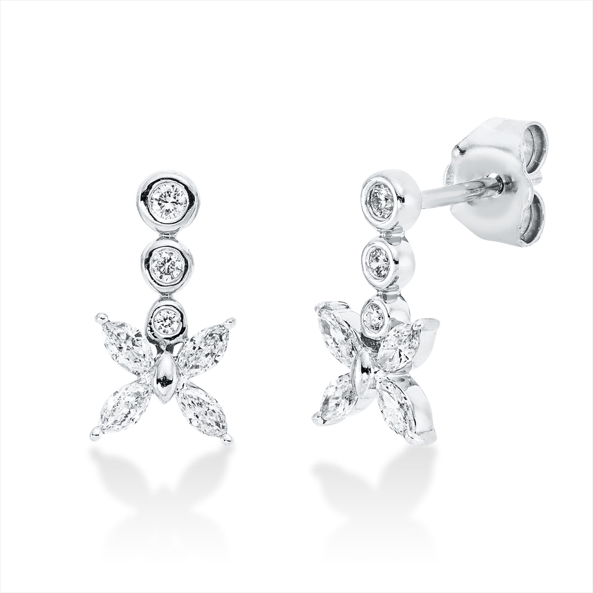 Ohrschmuck 18 kt WG