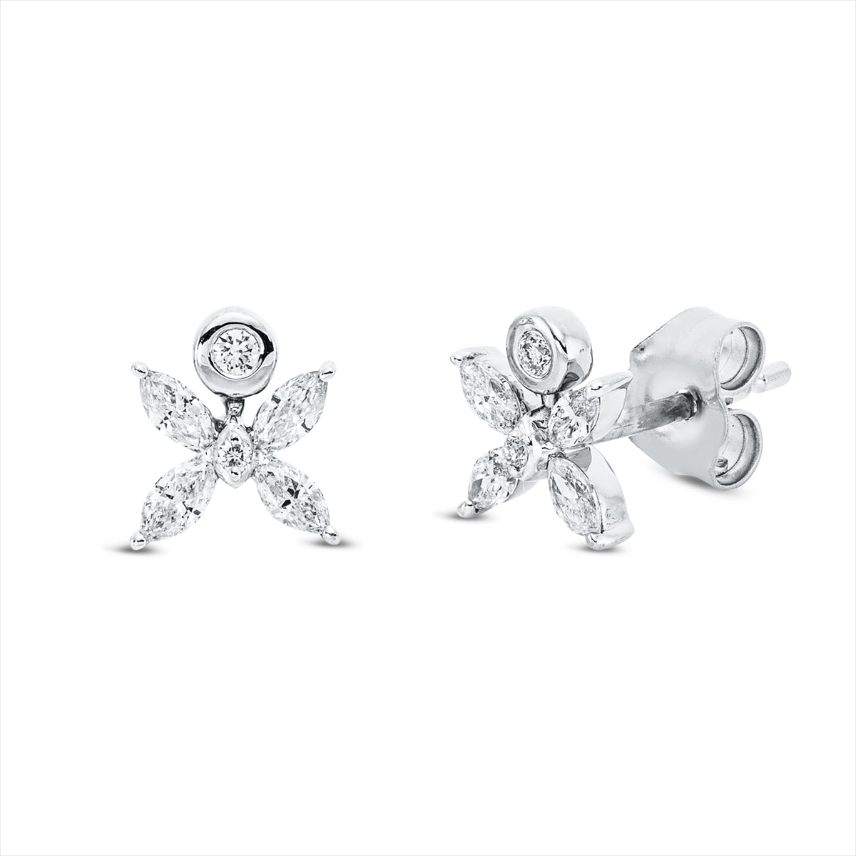 Ohrstecker 18 kt WG