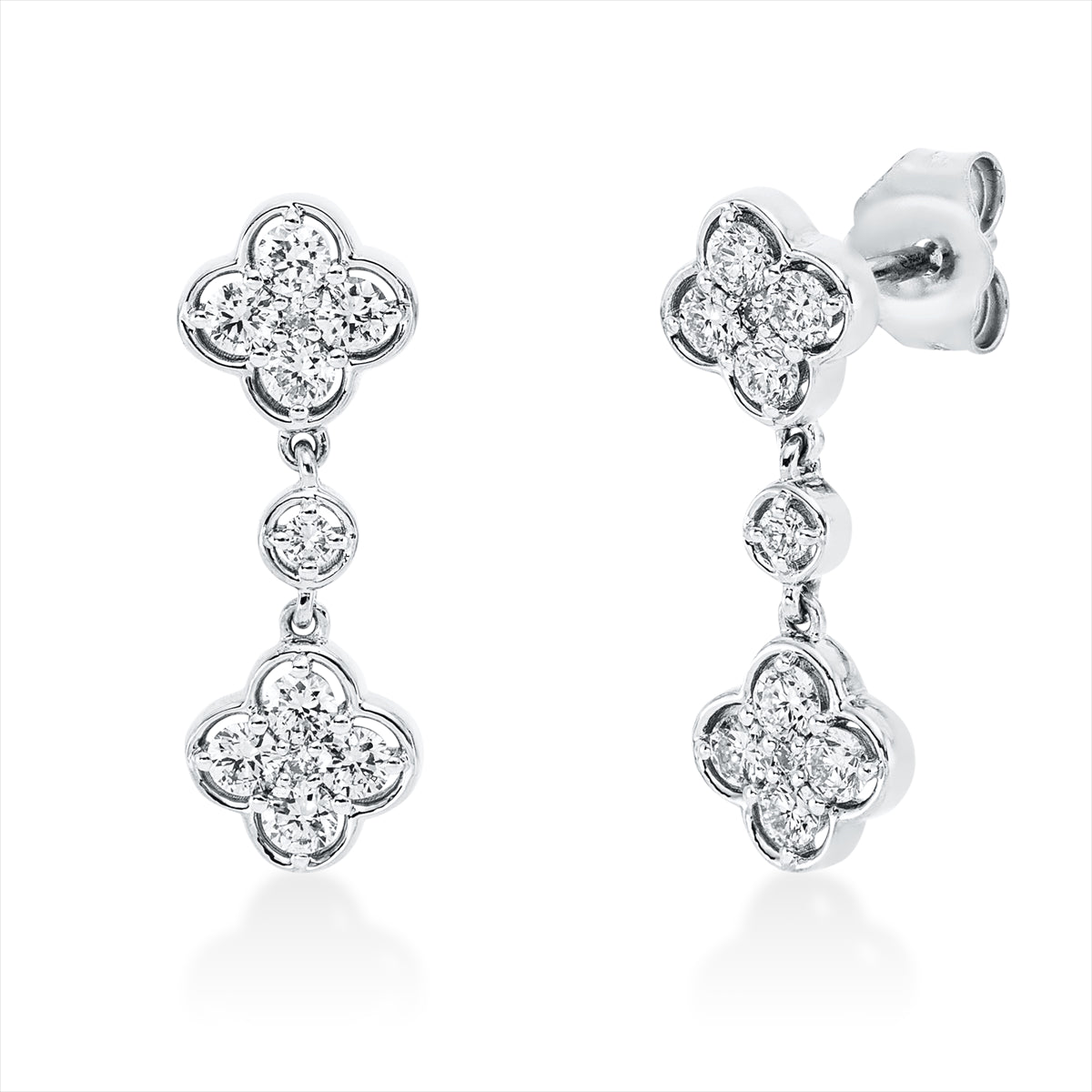 Ohrschmuck 18 kt WG