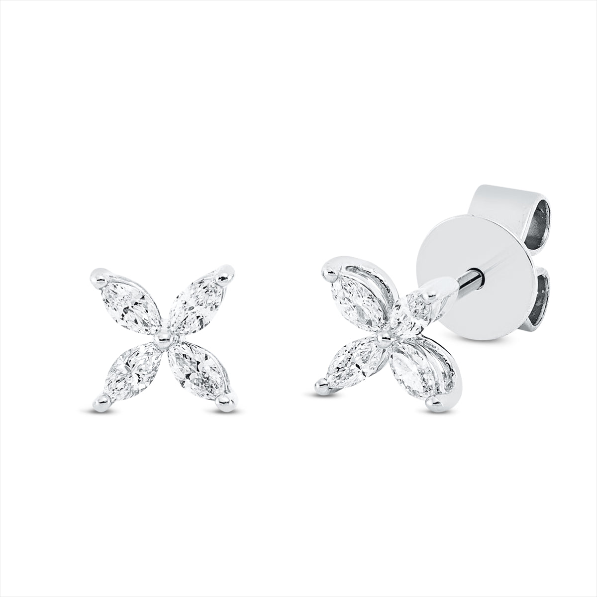 Ohrstecker 18 kt WG