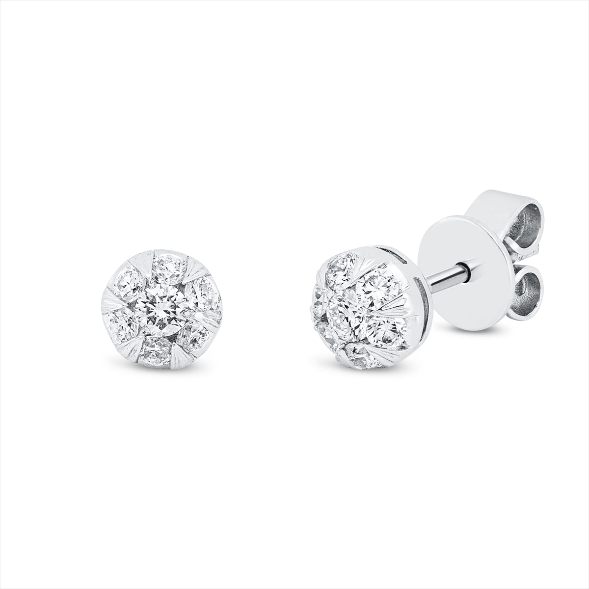 Ohrstecker 18 kt WG