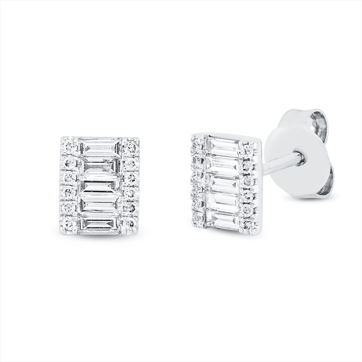 Ohrstecker 18 kt WG