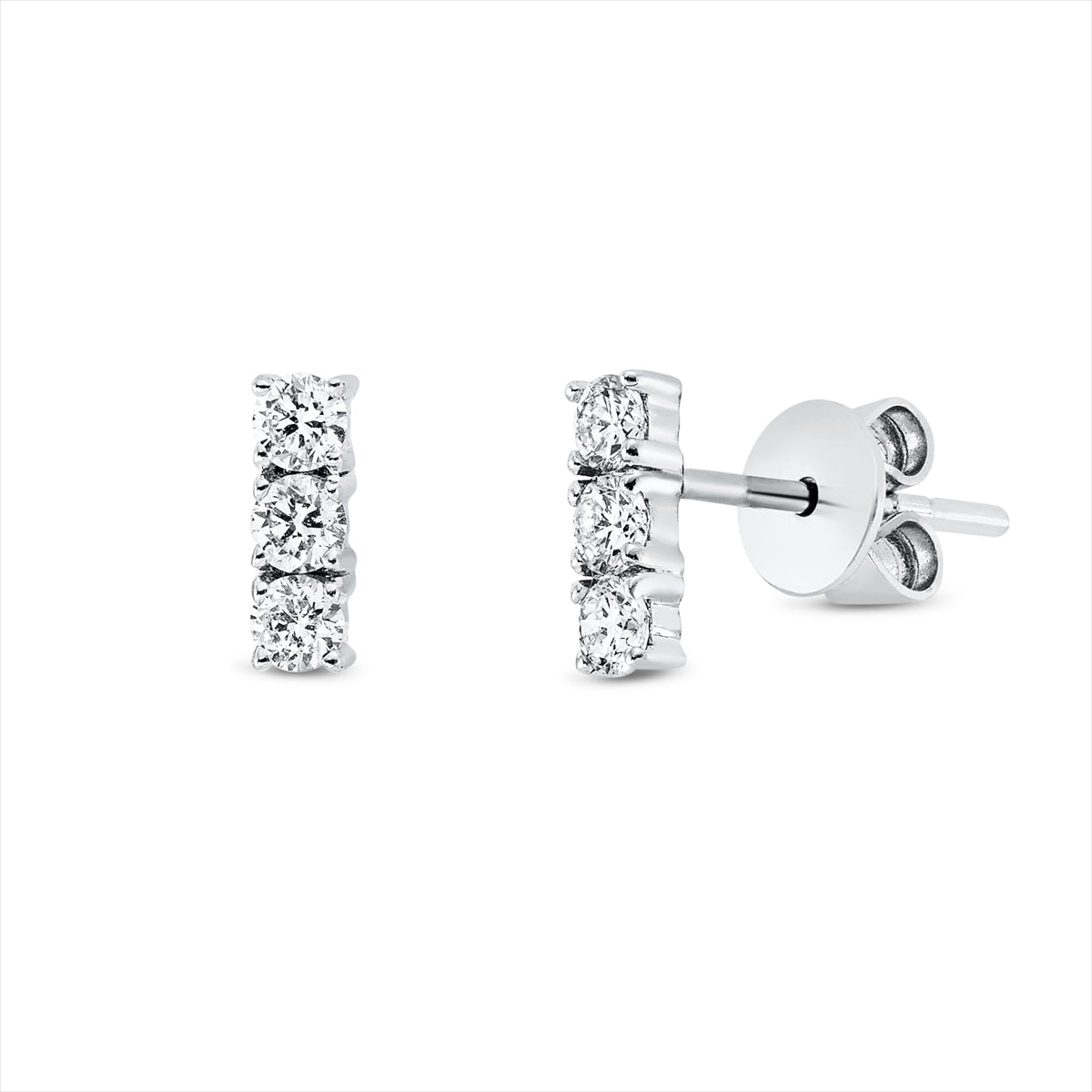 Ohrstecker 18 kt WG