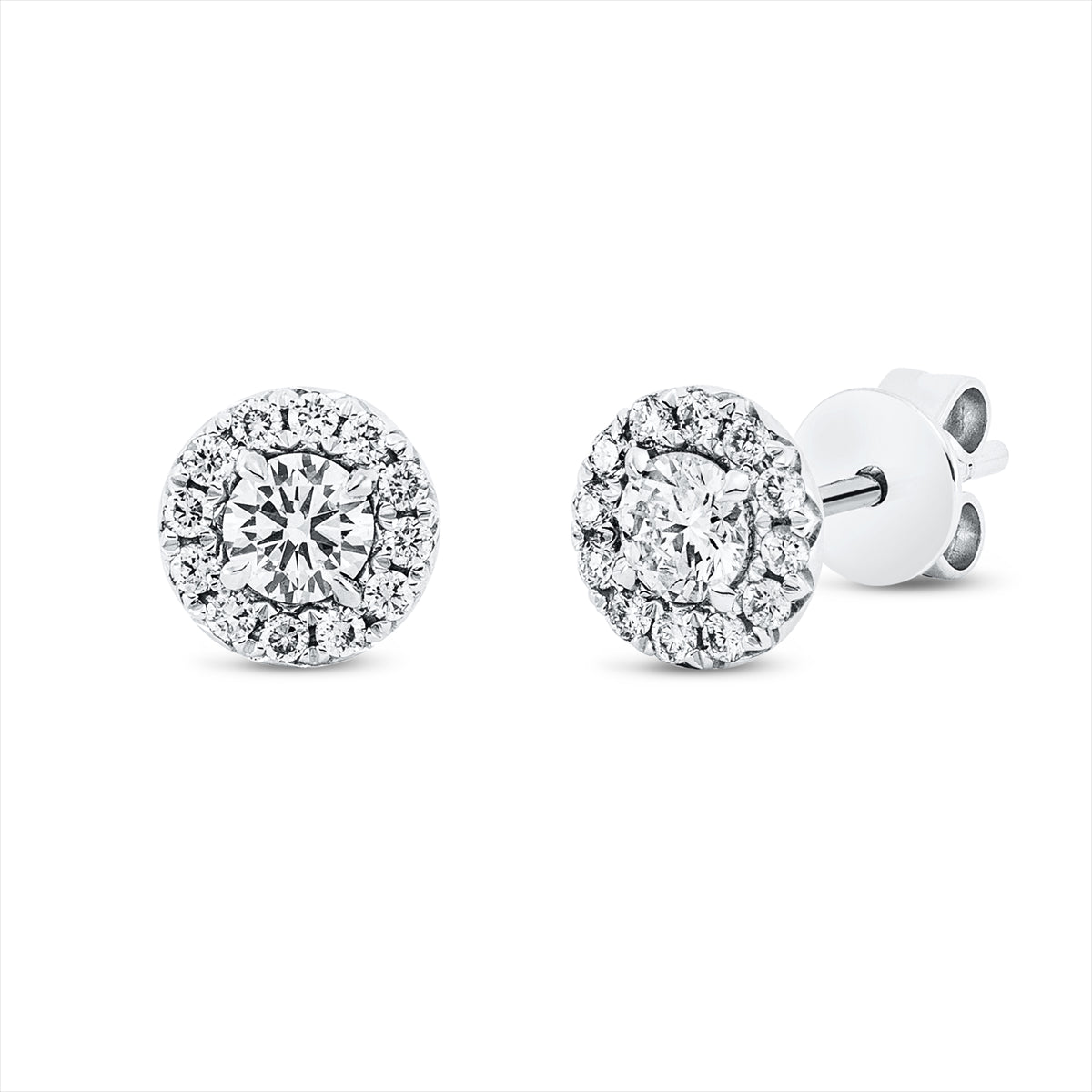 Ohrstecker 18 kt WG