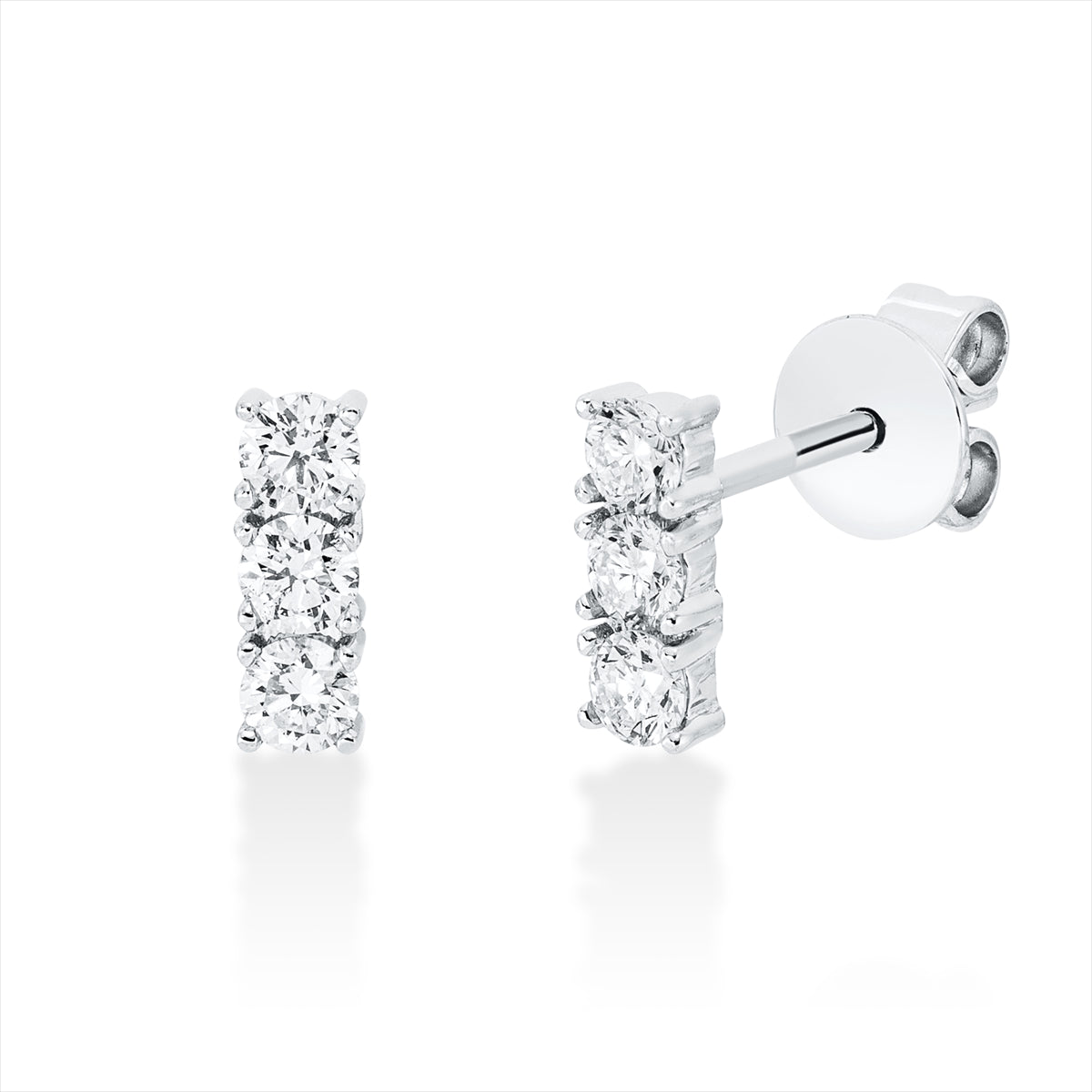 Ohrstecker 18 kt WG