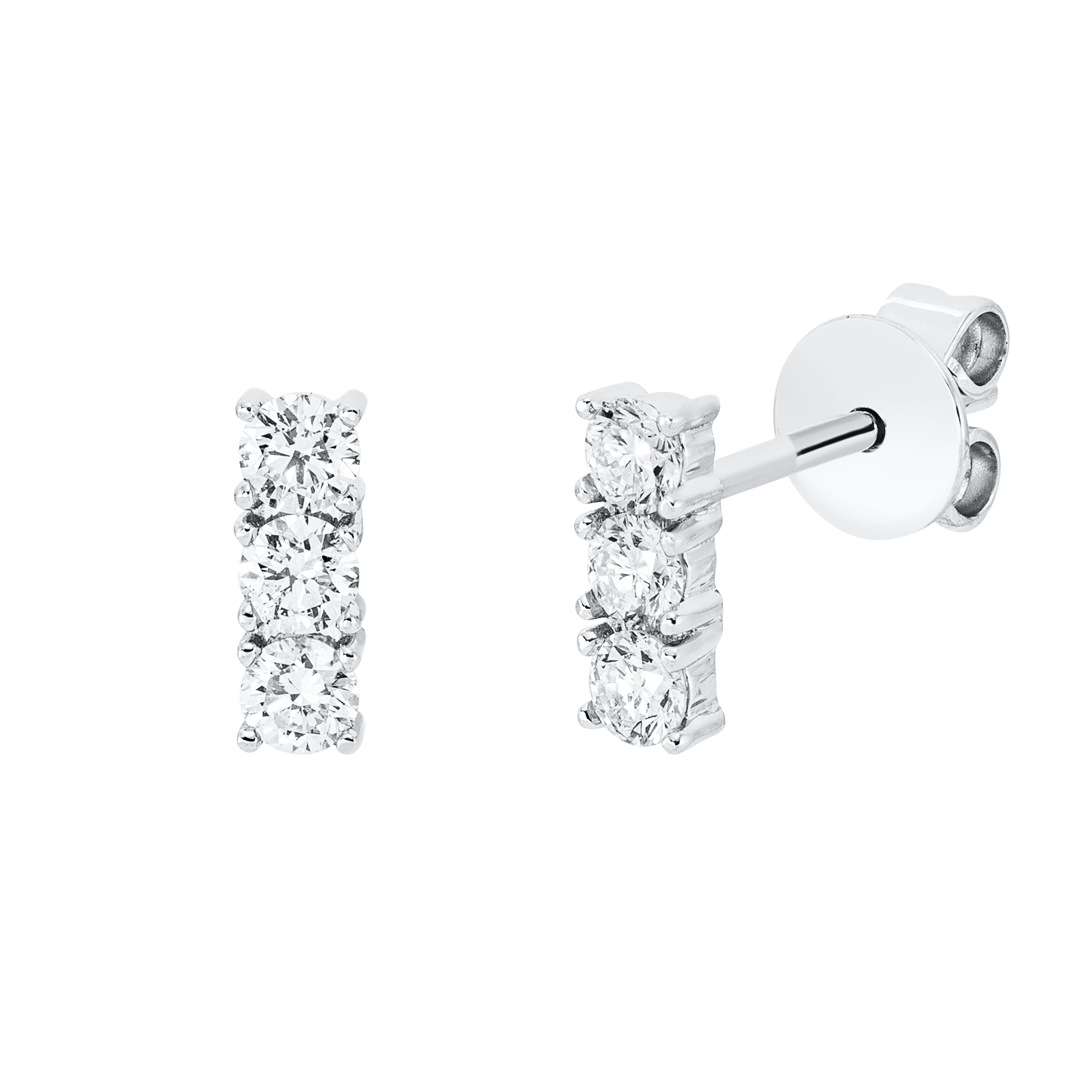 Ohrstecker 18 kt WG