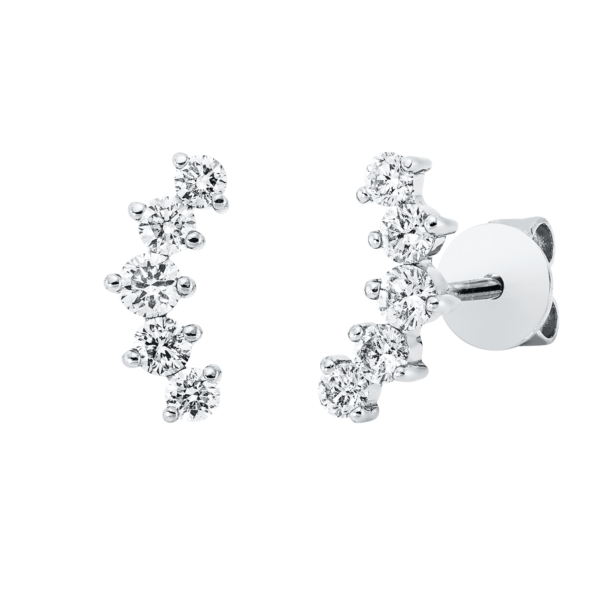 Ohrstecker 18 kt WG
