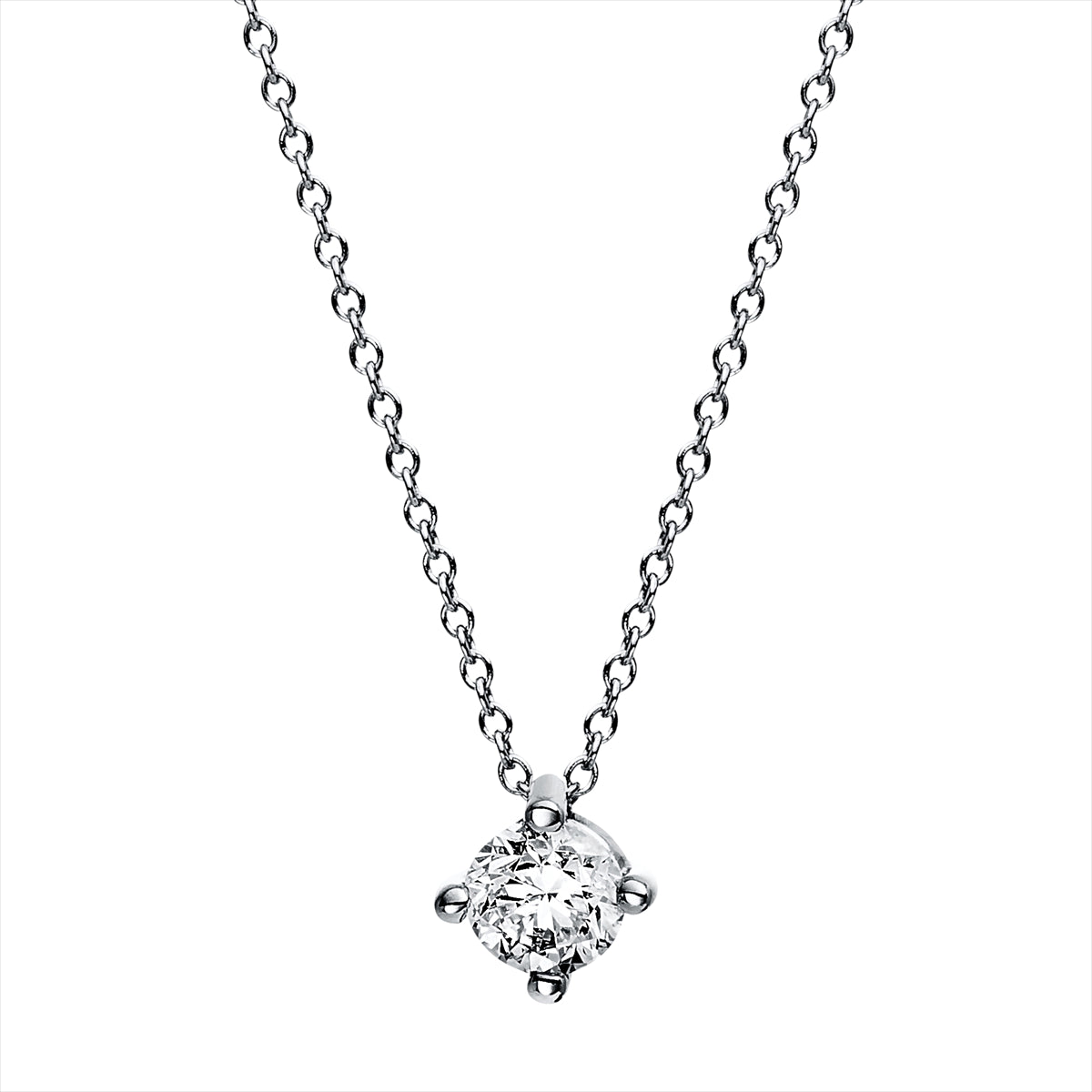 Collier 4er-Krappe 14 kt WG