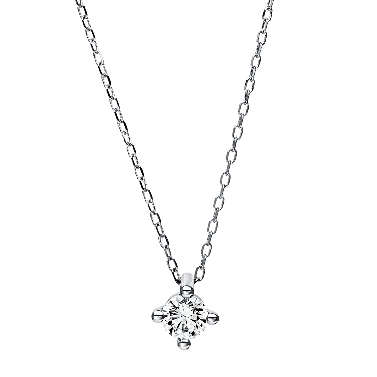 Collier 4er-Krappe 18 kt WG, GIA7488722856