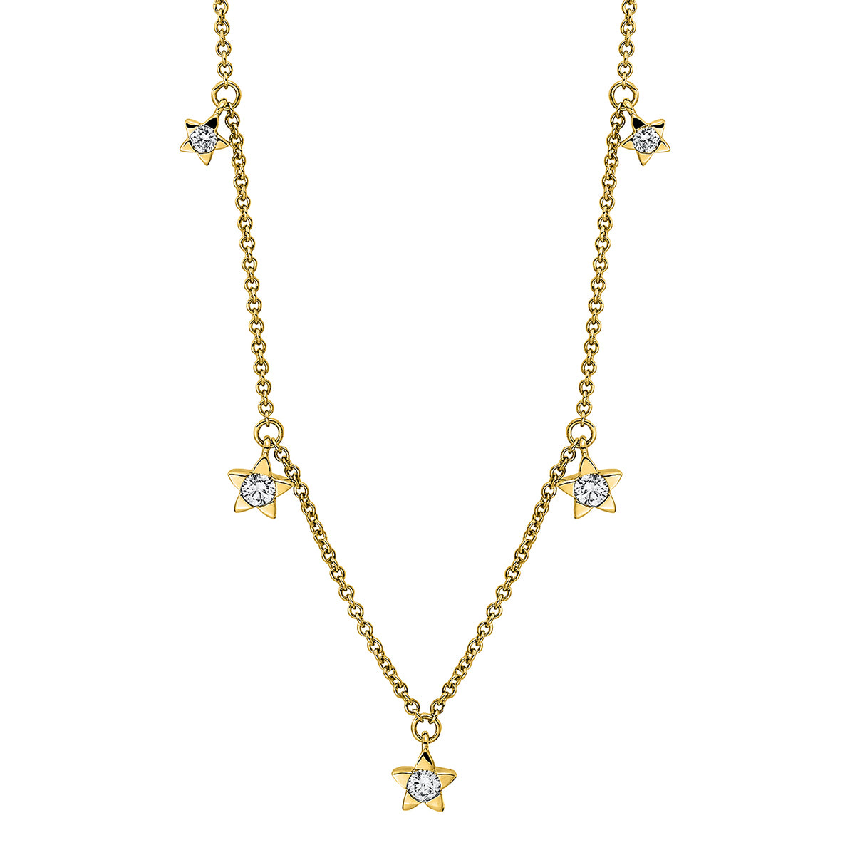 Collier 18 kt GG Stern