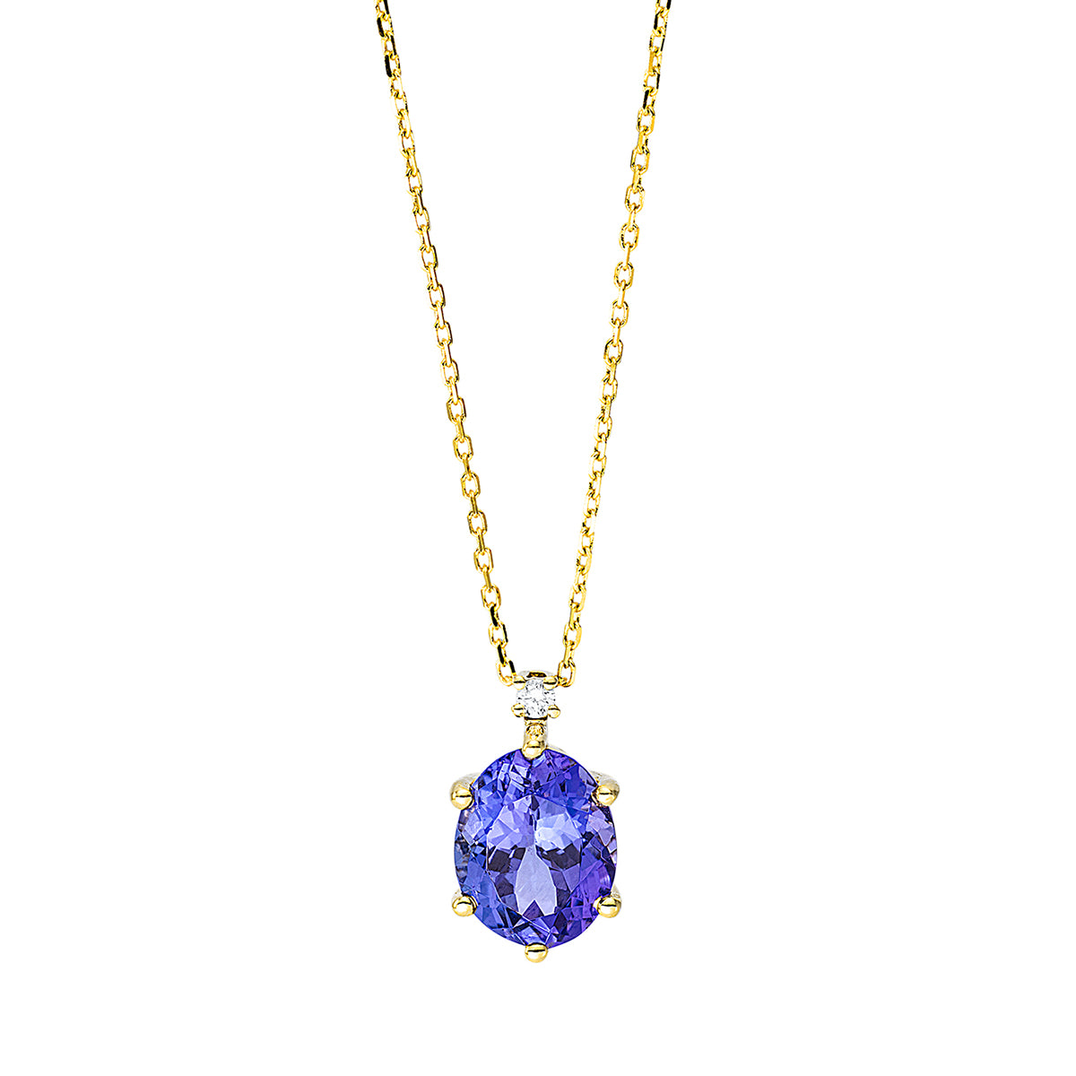 Collier 18 kt GG, mit ZÖ 40 cm + 42 cm