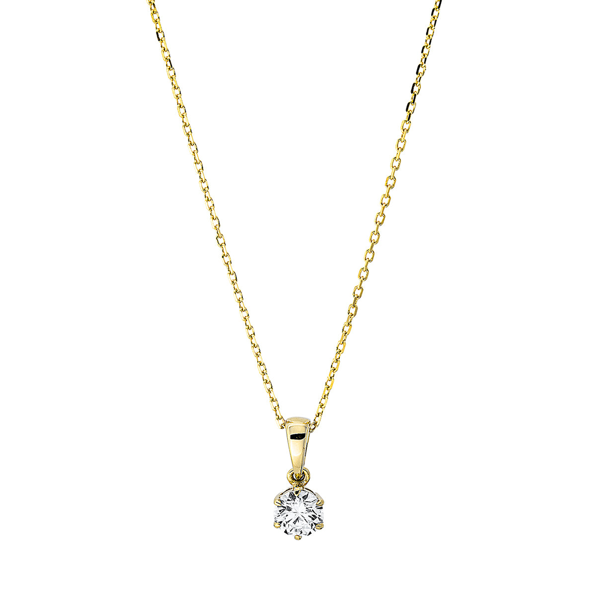 Collier 18 kt GG, mit ZÖ 40 cm + 42 cm