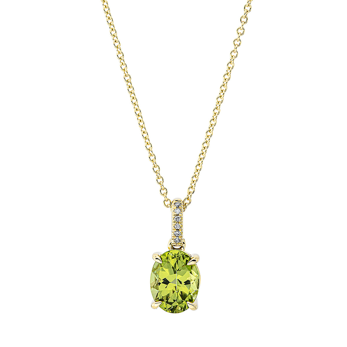 Collier 4er-Krappe 18 kt GG, mit ZÖ 42 cm