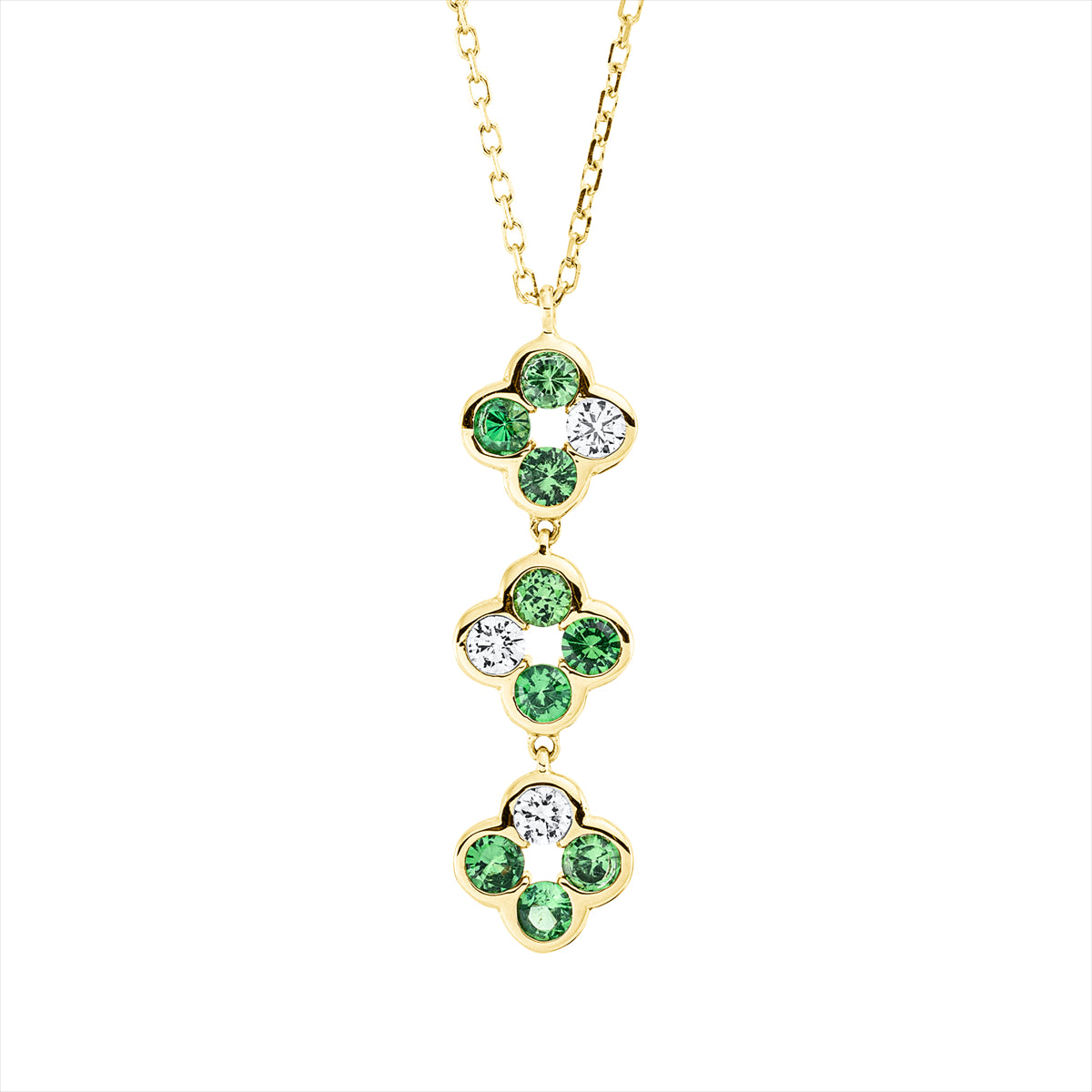 Collier 18 kt GG, mit ZÖ 40 cm