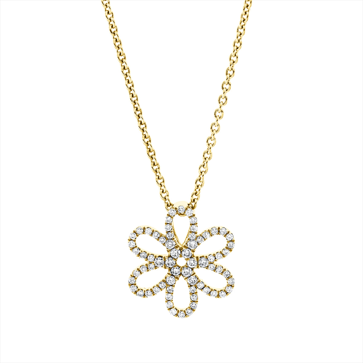 Collier 18 kt GG, mit ZÖ 40 cm + 43 cm