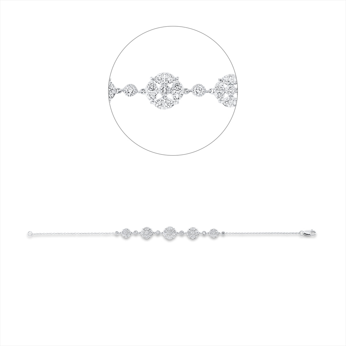 Armband 18 kt WG