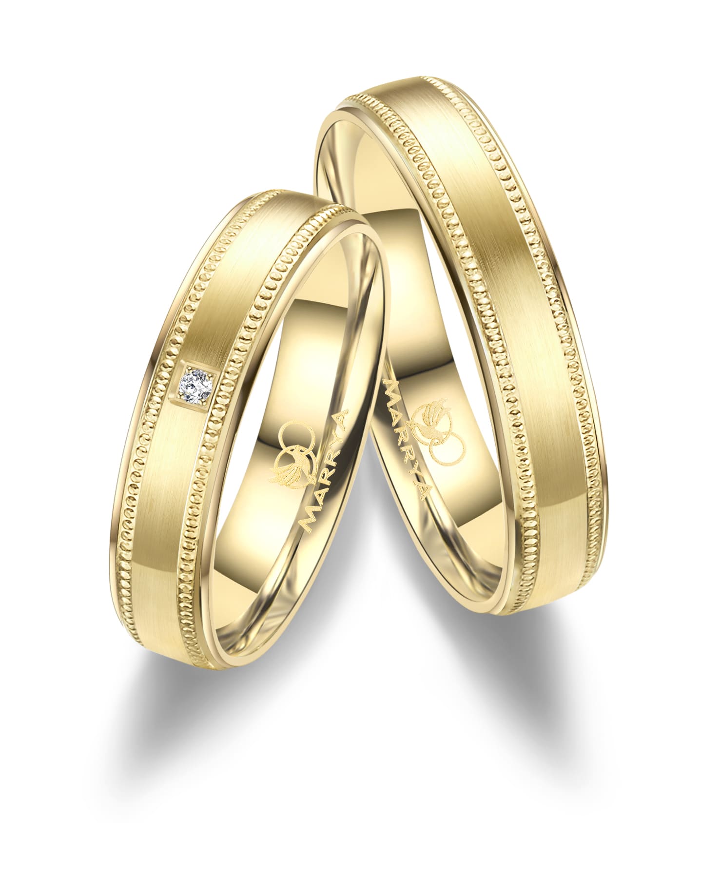 Partnerringe Gelbgold 333