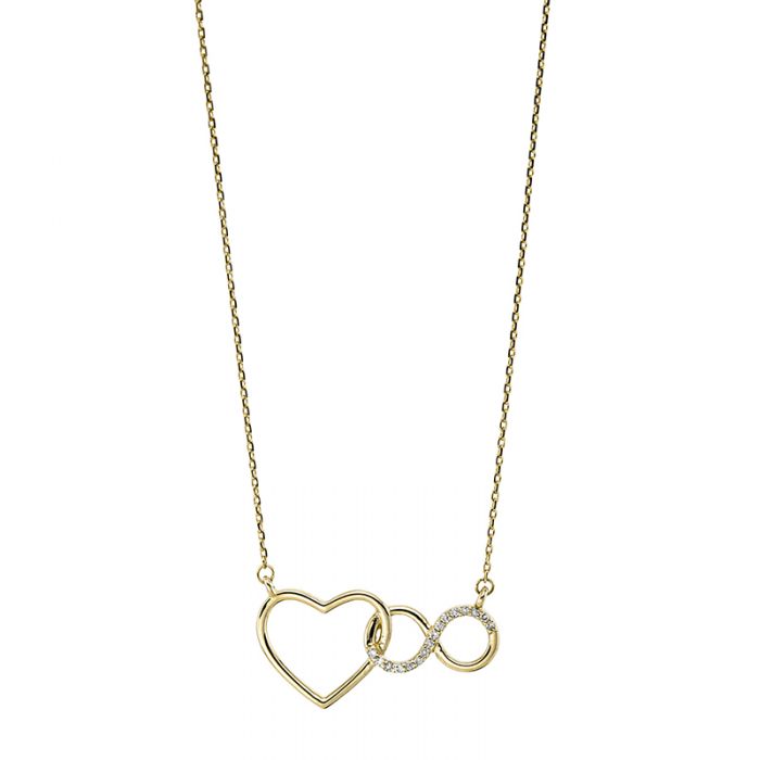 Collier 18 kt GG "Herz and Infinity"